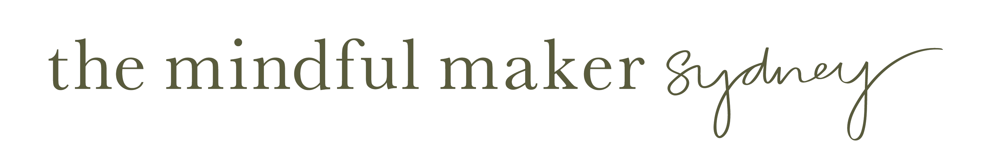 the mindful maker logo